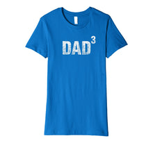 Ladda upp bild till gallerivisning, Funny shirts V-neck Tank top Hoodie sweatshirt usa uk au ca gifts for Dad Cubed - Three Kids Dad Distressed T-shirt 1445873