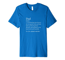 Ladda upp bild till gallerivisning, Mens Christian Dad Definition Father's Day Shirt 143349