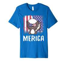 Ladda upp bild till gallerivisning, Merica Skunk USA American Flag 4th of July Gift Patriotic Premium T-Shirt 828531