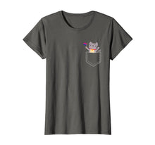 Ladda upp bild till gallerivisning, Bisexual Pride Pocket Cat T-Shirt Flag Tabby Bi Kitten Cute