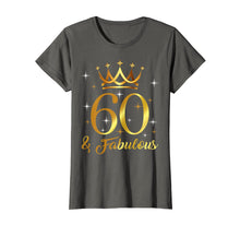 Ladda upp bild till gallerivisning, Funny shirts V-neck Tank top Hoodie sweatshirt usa uk au ca gifts for 60 & Fabulous T-shirt. 60th Birthday t shirt for women. 1117111
