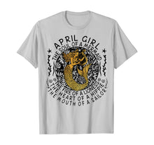 Ladda upp bild till gallerivisning, April Girl The Soul Of A Mermaid Tshirt Funny Gifts Women TShirt70437