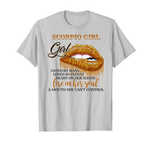 Ladda upp bild till gallerivisning, Scorpio Girl Hated by many Biting lips Tshirt Birthday Gifts 144317