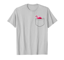 Ladda upp bild till gallerivisning, Mini Pink Flamingo Shirt Pocket Pet Rose Feather Gold Shirt 734600