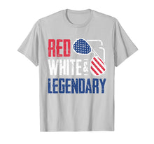 Ladda upp bild till gallerivisning, Red White Legendary American Sunglasses 4th of July Shirt 1012338