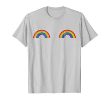 Ladda upp bild till gallerivisning, Vintage Rainbow Boobs LGBT tee transgender Pride Month 2019 T-Shirt 170130