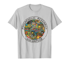 Ladda upp bild till gallerivisning, Funny-Psychedelic-Research-Volunteer-Alien-Skull T-Shirt