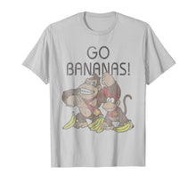 Ladda upp bild till gallerivisning, Funny shirts V-neck Tank top Hoodie sweatshirt usa uk au ca gifts for Nintendo Donkey Kong Go Bananas Vintage Graphic T-Shirt 771005