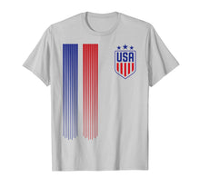 Ladda upp bild till gallerivisning, USA T-shirt | Cool USA Soccer T-shirt Womens Mens Kids 220835