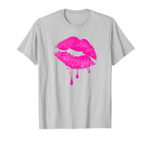 Ladda upp bild till gallerivisning, Hot Pink Lips Kiss 80s Retro Vintage Lipstick Party T-Shirt 212318