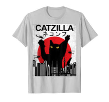 Ladda upp bild till gallerivisning, Funny shirts V-neck Tank top Hoodie sweatshirt usa uk au ca gifts for Vintage Catzilla - Japanese Cat Style - Retro Sunset Kitten T-Shirt 1024285