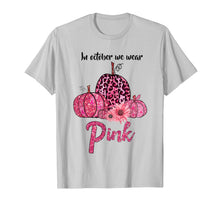 Ladda upp bild till gallerivisning, In October We Wear Pink Pumpkin Breast Cancer Leopard Gift T-Shirt 274341