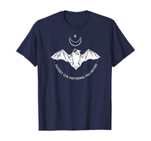 Ladda upp bild till gallerivisning, Protect Our Nocturnal Polalinators Bat with Moon Halloween T-Shirt 294307