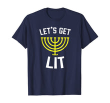 Ladda upp bild till gallerivisning, Funny shirts V-neck Tank top Hoodie sweatshirt usa uk au ca gifts for Let's Get Lit Jewish T-Shirt - Humor Funny Gift Hanukkah Tee 179352