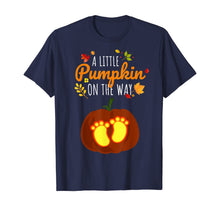 Ladda upp bild till gallerivisning, Halloween Pregnancy Little Pumpkin Cute Gifts Expecting Mom T-Shirt 187345