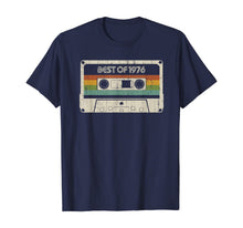 Ladda upp bild till gallerivisning, Vintage Best of 1976 43th Birthday Cassette TShirt218527