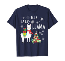 Ladda upp bild till gallerivisning, Funny shirts V-neck Tank top Hoodie sweatshirt usa uk au ca gifts for FA LA LA LLAMA Santa Shirt Christmas Funny Gift Xmas T-Shirt 190849