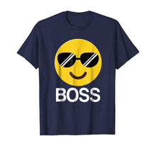 Ladda upp bild till gallerivisning, Boss Emoji Sunglasses Smile Emoticon Face T-Shirt 144130