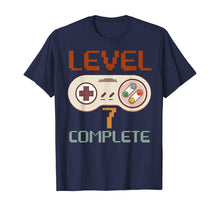 Ladda upp bild till gallerivisning, Vintage 80s Gamer 7th Wedding Anniversary Level 7 Complete T-Shirt 204595