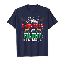 Ladda upp bild till gallerivisning, Funny shirts V-neck Tank top Hoodie sweatshirt usa uk au ca gifts for Funny Alone At Home Movies Merry Christmas You Filty Animal T-Shirt 210674