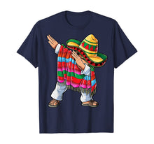 Ladda upp bild till gallerivisning, Dabbing Mexican Poncho Cinco de Mayo Men Sombrero Funny Dab T-Shirt 132892