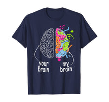 Ladda upp bild till gallerivisning, Neurodiversity brain Gift idea for Dyslexia ADHD Autism ASD T-Shirt 624242