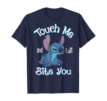 Ladda upp bild till gallerivisning, Stitch Touch Me And I Will Bite You Shirt For Fans 57995