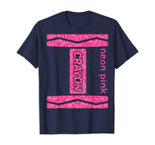 Ladda upp bild till gallerivisning, Neon Pink Crayon Halloween Couple Friend Group Costume Shirt 80885