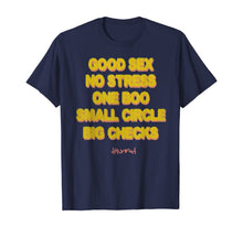 Ladda upp bild till gallerivisning, GOOD SEX NO STRESS ONE BOO NO EX SMALL CIRCLE BIG CHECK T-Shirt 270610