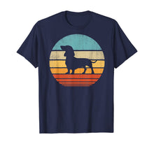 Ladda upp bild till gallerivisning, Funny shirts V-neck Tank top Hoodie sweatshirt usa uk au ca gifts for Dachshund Vintage Silhouette 60s 70s Retro Gifts Dog Lover T-Shirt 279074
