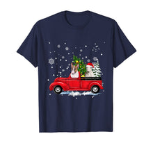 Ladda upp bild till gallerivisning, Funny shirts V-neck Tank top Hoodie sweatshirt usa uk au ca gifts for Bull Terrier Riding Red Truck Christmas Gifts Dog T-Shirt 880696