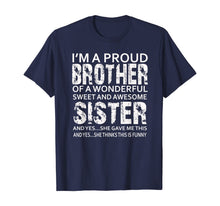 Ladda upp bild till gallerivisning, Funny shirts V-neck Tank top Hoodie sweatshirt usa uk au ca gifts for Funny Gift for Brother From Awesome Sister T-Shirt Birthday 111312