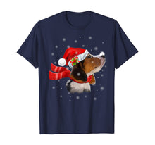 Ladda upp bild till gallerivisning, Funny shirts V-neck Tank top Hoodie sweatshirt usa uk au ca gifts for Christmas Beagle Santa Hat Dog Lover Gifts T-Shirt 724321