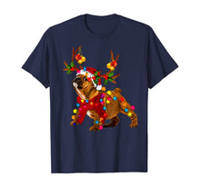 Ladda upp bild till gallerivisning, Funny shirts V-neck Tank top Hoodie sweatshirt usa uk au ca gifts for Santa bulldog gorgeous reindeer Light Christmas T-Shirt 270339