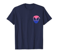 Ladda upp bild till gallerivisning, Funny shirts V-neck Tank top Hoodie sweatshirt usa uk au ca gifts for Bisexual Alien LGBTQ Bi Pride Flag Weird Vaporwave T-shirt 1928898