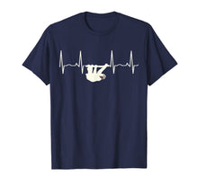 Ladda upp bild till gallerivisning, Sloth Lovers Simple Classic EKG Design T Shirt 768332