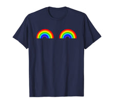 Ladda upp bild till gallerivisning, Gay Les Pride Rainbow Boobs T-Shirt LGBT Pride 23511