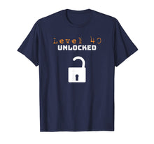 Ladda upp bild till gallerivisning, Funny shirts V-neck Tank top Hoodie sweatshirt usa uk au ca gifts for 40th Birthday Shirt Gifts - Level 40 Unlocked Over The Hill 1187051