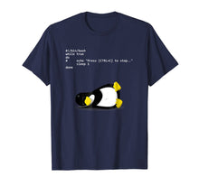 Ladda upp bild till gallerivisning, Funny shirts V-neck Tank top Hoodie sweatshirt usa uk au ca gifts for Sleeping Tux Loop Linux Geek Nerd Penguin T-Shirt 1249578