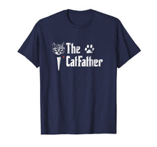 Ladda upp bild till gallerivisning, Mens The Catfather T-Shirt Funny Father's Day Gift for Cat Daddy 552980
