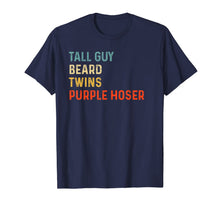 Ladda upp bild till gallerivisning, Tall Guy Beard Twins Purple Hoser Vintage T Shirt 46246