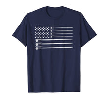 Ladda upp bild till gallerivisning, Fly Rod Fishing American Flag T-Shirt 132788