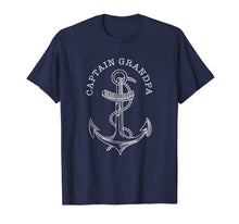 Ladda upp bild till gallerivisning, Mens Captain Grandpa Shirt Anchor Sailing Boating Sailor Tee Gift 220926