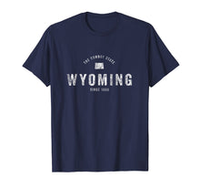 Ladda upp bild till gallerivisning, Funny shirts V-neck Tank top Hoodie sweatshirt usa uk au ca gifts for Wyoming T-Shirt Vintage Sports Design Retro WY Wyo Tee 2167410