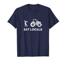 Ladda upp bild till gallerivisning, Eat Locals | Funny Zombie Farming Tractor T-Shirt 1156444
