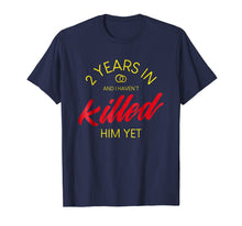 Ladda upp bild till gallerivisning, 2nd Wedding Anniversary Gifts For Her Tshirt 2nd Year Annive