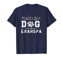 Ladda upp bild till gallerivisning, Funny shirts V-neck Tank top Hoodie sweatshirt usa uk au ca gifts for Mens World's Best Dog Grandpa T-Shirt 1228657