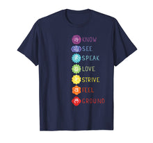 Ladda upp bild till gallerivisning, 7 Seven Chakras Yoga T Shirt