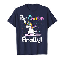 Ladda upp bild till gallerivisning, Funny shirts V-neck Tank top Hoodie sweatshirt usa uk au ca gifts for Big Cousin Finally Unicorn Dab T-shirt Funny Cute Gifts 3318498