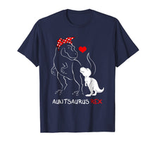 Ladda upp bild till gallerivisning, Auntsaurus Rex T-Shirt Funny Auntie Dinosaur Gifts Tshirt